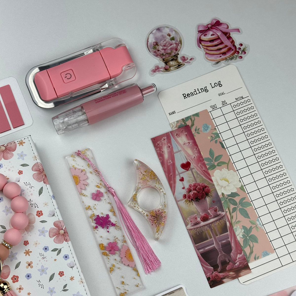 Pink Blossom Box | Pink Floral Stationery Gift Box