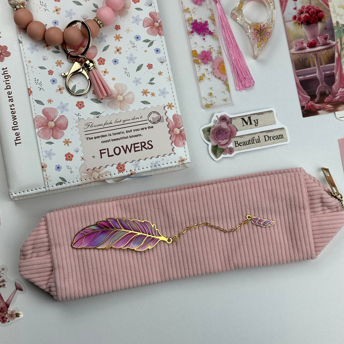Pink Blossom Box | Pink Floral Stationery Gift Box