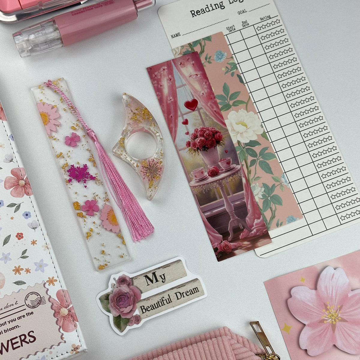 Pink Blossom Box | Pink Floral Stationery Gift Box