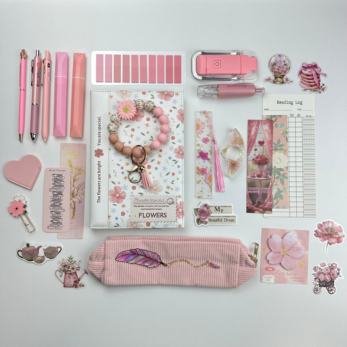 Pink Blossom Box | Pink Floral Stationery Gift Box