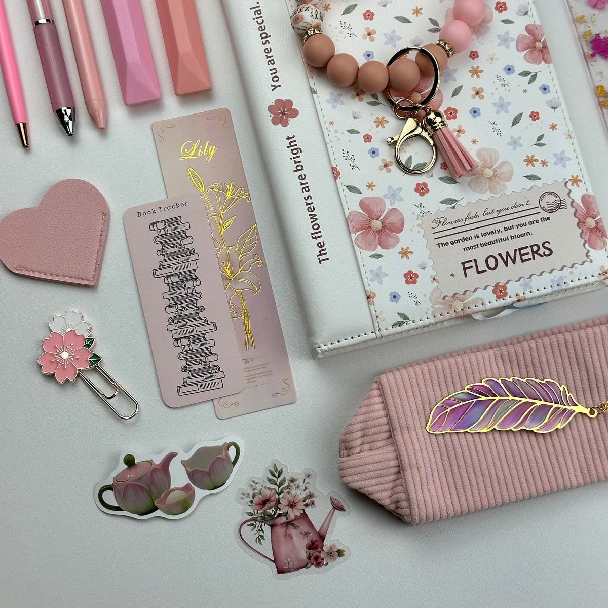 Pink Blossom Box | Pink Floral Stationery Gift Box